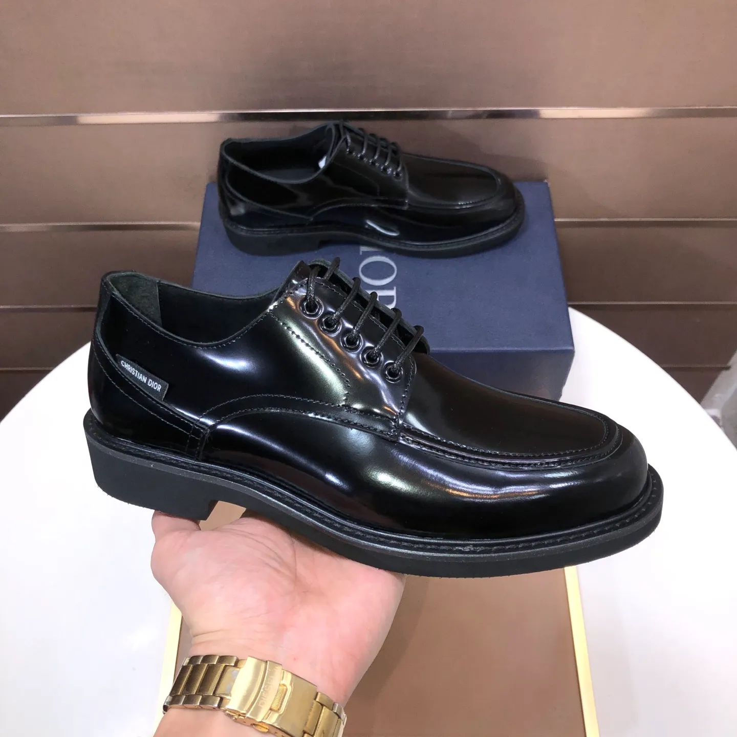 Men's shoes 💰680💶[Dior] (water-dyed cowhide lining) Dior original 1:1 high-quality factory, imported original materials, imported raw cowhide, water-dyed cowhide lining, original TPU outsole, code number: 39-44 (38.45 custom-made)